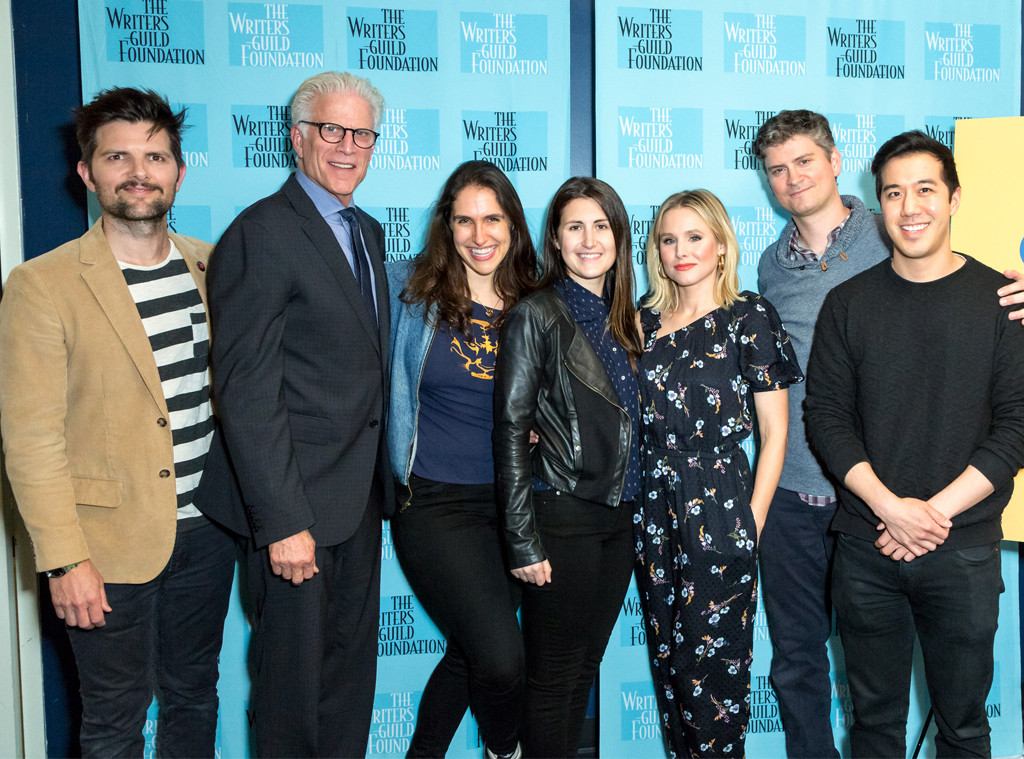 Adam Scott, Ted Danson, Megan Amram, Jen Statsky, Kristen Bell, Michael Schur